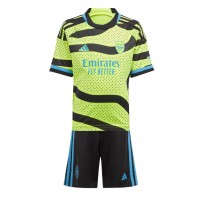 Camisa de time de futebol Arsenal Martin Odegaard #8 Replicas 2º Equipamento Infantil 2023-24 Manga Curta (+ Calças curtas)